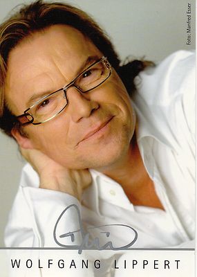 Autogramm - Wolfgang Lippert
