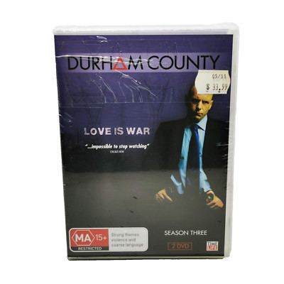 NEW: Durham County - Complete Season 3 (DVD Region All) Hugh Dillon Detective
