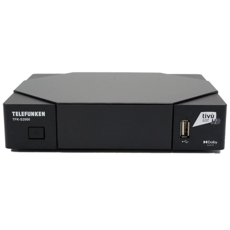 ►Telefunken TFK-S2000 HD Sat Receiver TiVuSat zertifiziert aktivierte HD Karte✅ - Bild 3 von 4