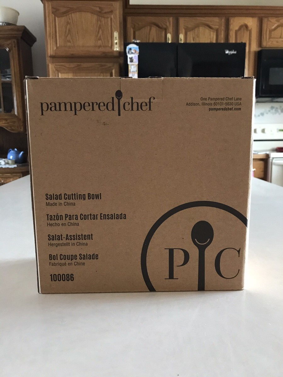 Pampered Chef Salad Cutting Bowl 100086 | eBay