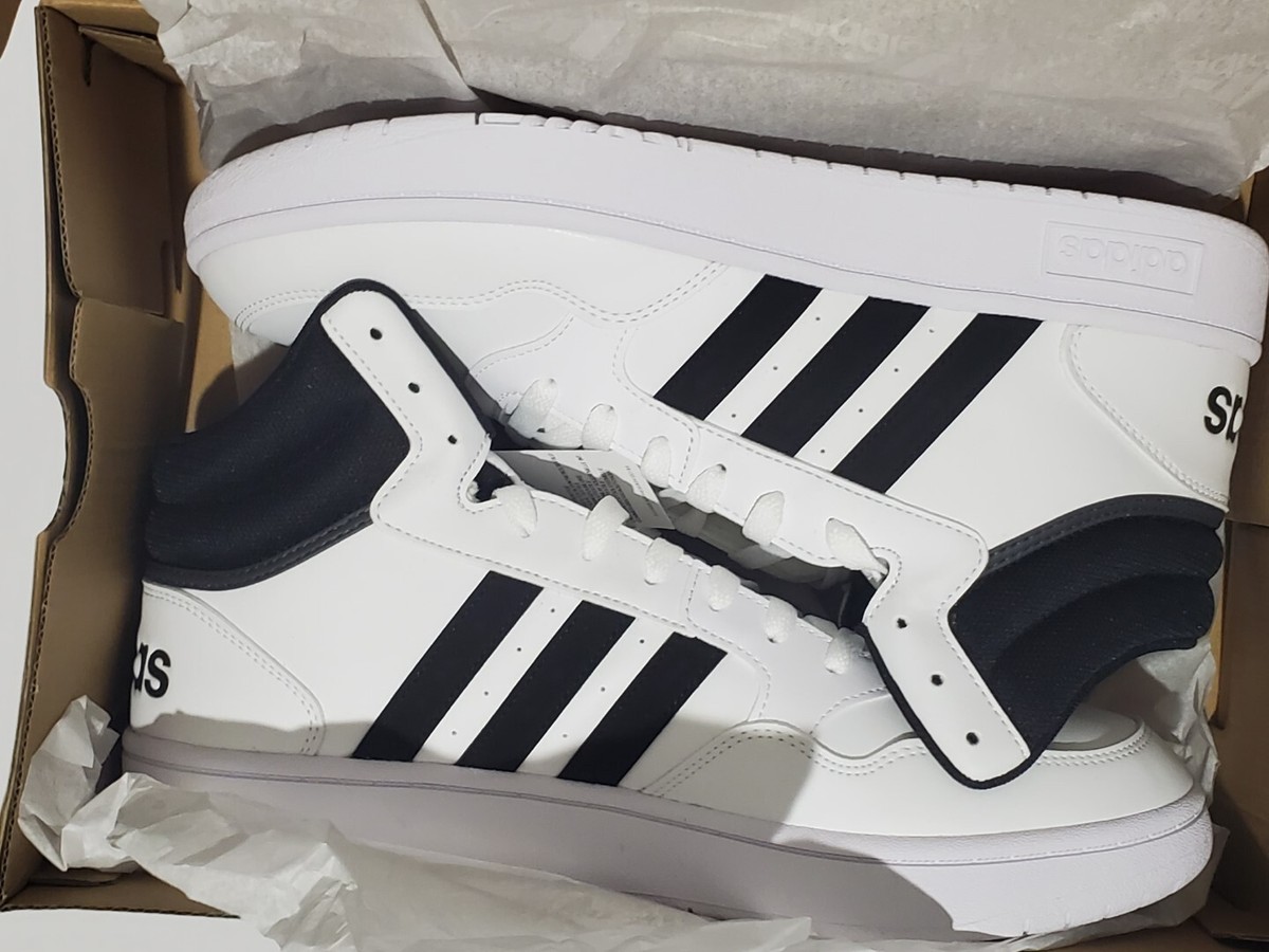 NEW Adidas Hoops 3.0 Mens High Top Sneakers sizes 10, 10.5, 11, 11.5, 12,  13, 14