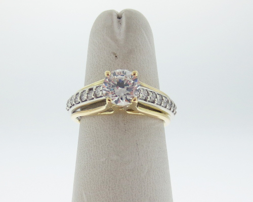 Finelli Design Jewelry Genuine Diamonds Solid 14k Gold Engagement Semi-Mount Ri - Picture 1 of 11