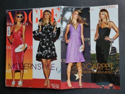 2006 VOGUE Italia Monica Bellucci KATE MOSS Ashton Kutcher