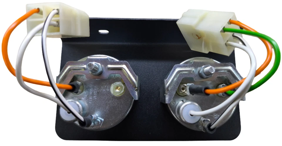 MINI COOPER KIT DE CALIBRE DOBLE (52 MM DE DIÁMETRO) MEDIDOR DE TEMPERATURA Y VOLTÍMETRO Foto 2 de 2