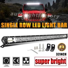 32 Inch Led Light Bar 800w Spot Flood Combo Driving Offroad Pickup Bumper Lamp