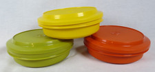 Set of 3 Tupperware Seal & Serve Bowls Plate ...