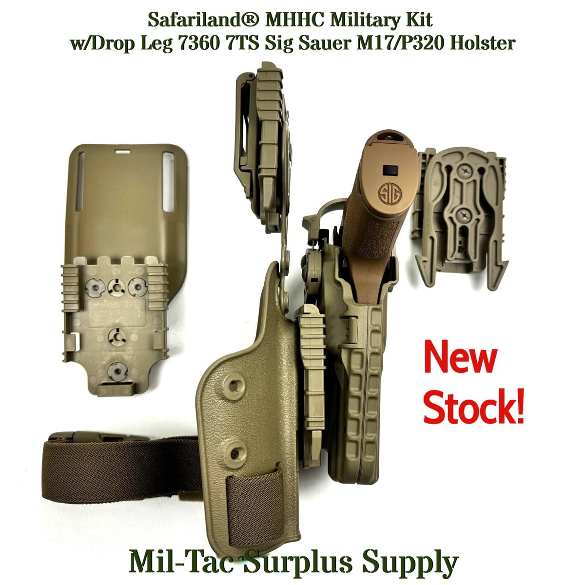 Safariland® MHHC Military Kit w/Drop Leg 7360 7TS Sig Sauer M17