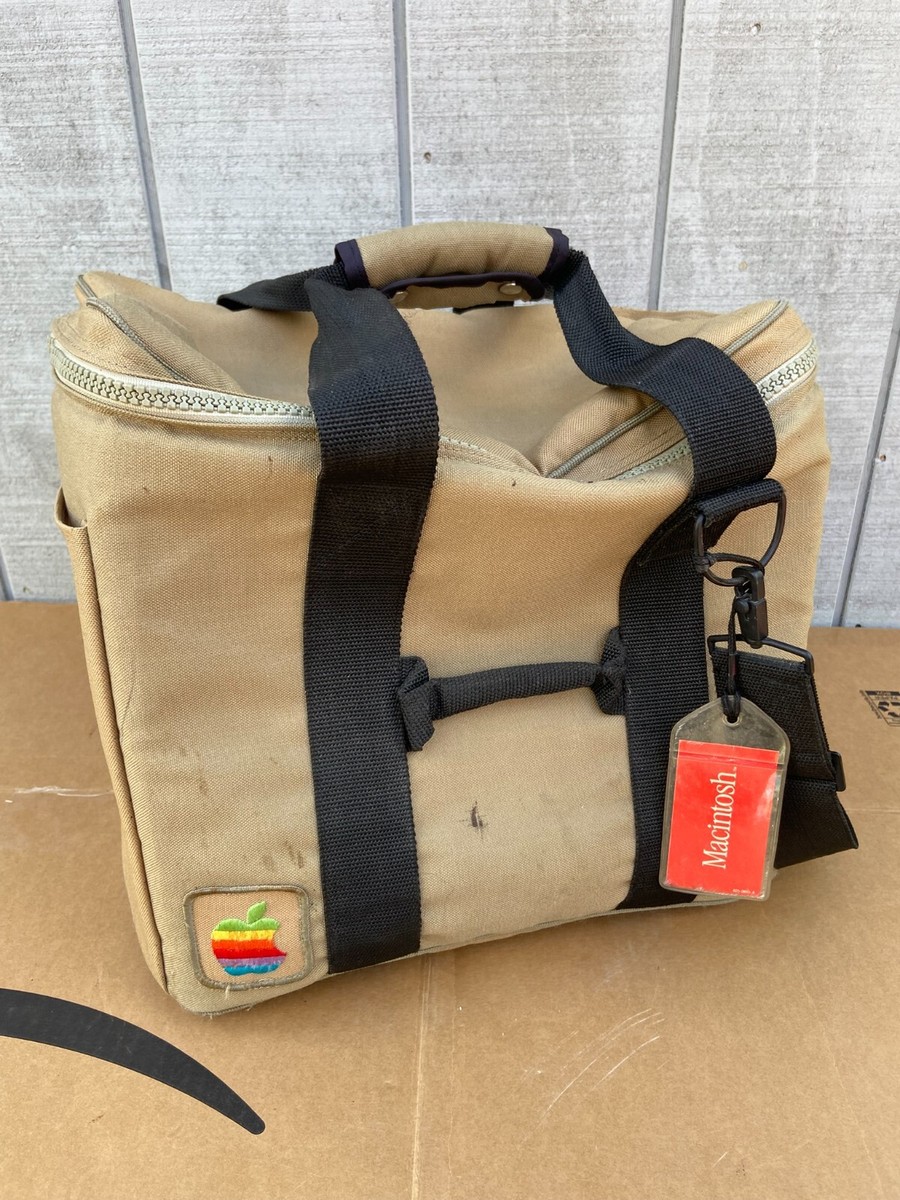 Vintage Apple Macintosh Computer Travel Bag Tote Carry-On Case