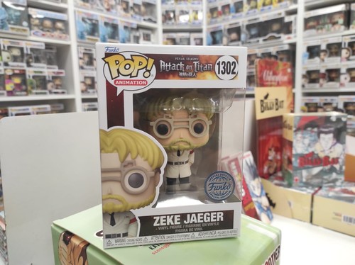 Funko Pop Attack On Titan Zeke Jaeger #1302 – Funimation Exclusif, Neuf
