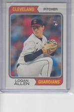 LOGAN ALLEN 2023 Topps Heritage   RC Image Variation SP #595