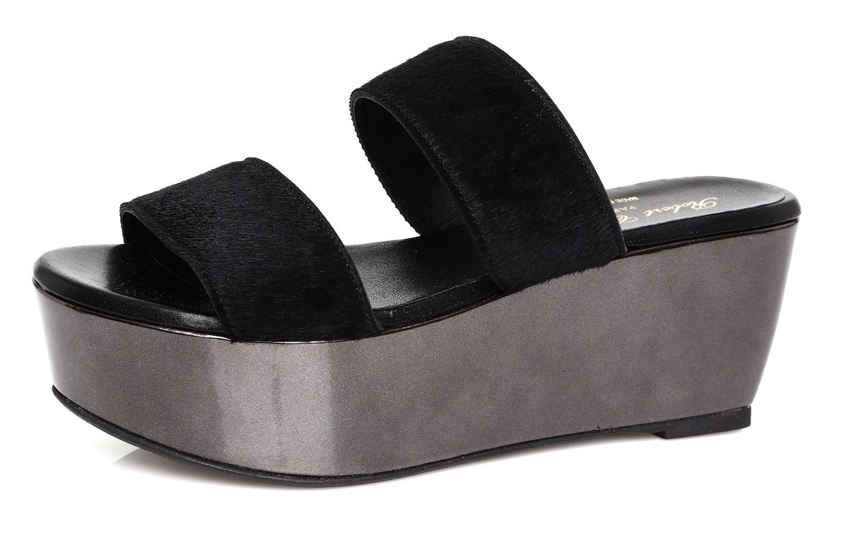 サンダル・ミュール CLERGERIE Women Sandals FINLEY330403 011 BLACK Robert Clergerie Frazzial Women's Black Sandals Sz 37 EUR