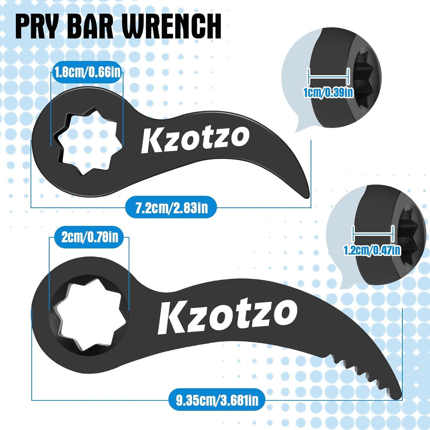 Pry Bar Wrench Adapter，Half Shaft Removal Car Repairing Tools ，Half Shaft 
