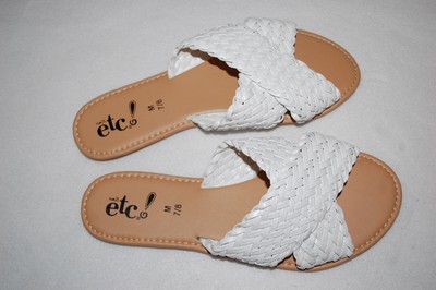 white strap slides