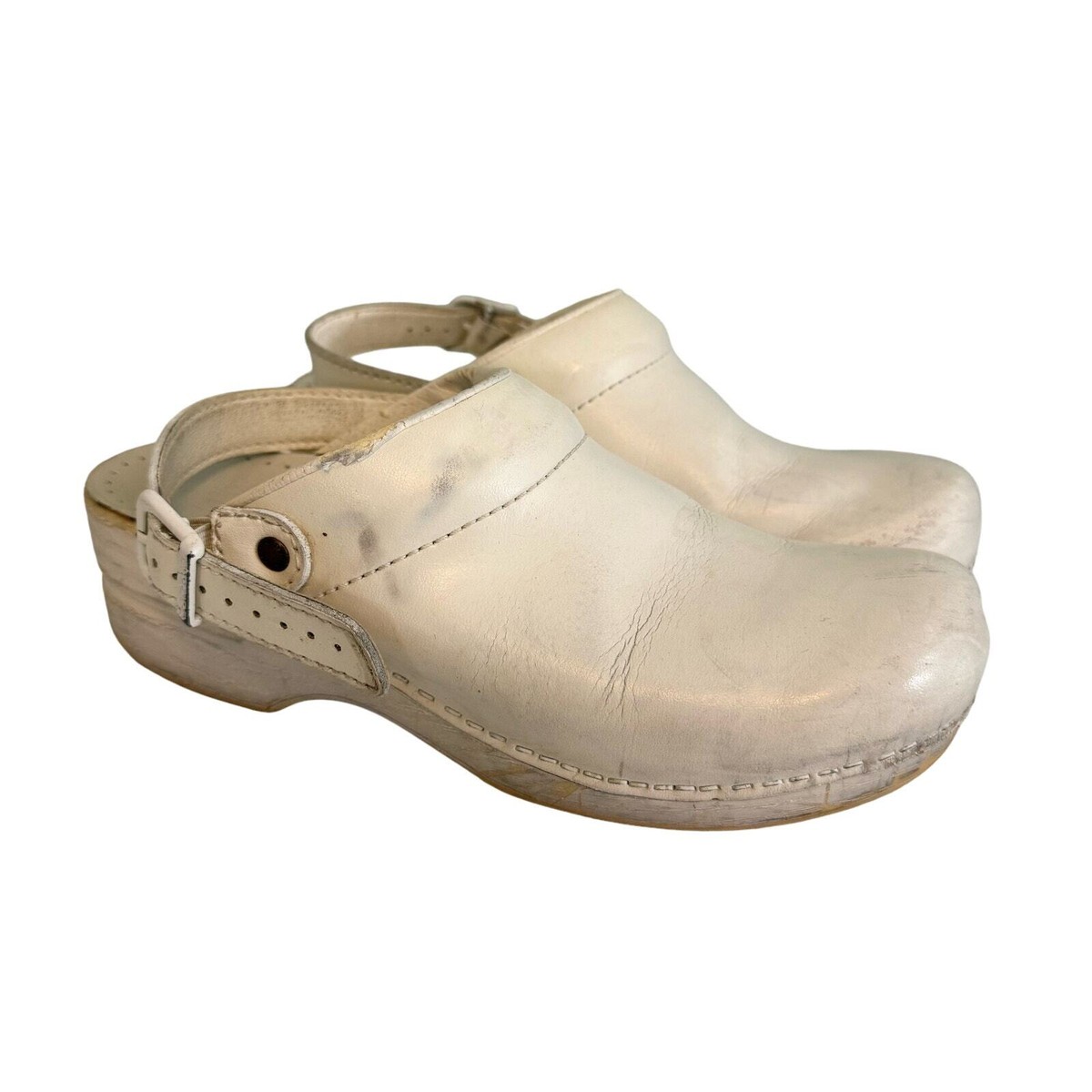 Dansko Clogs Womens 39/9 Medical Nurse Leather Slingback Slip On