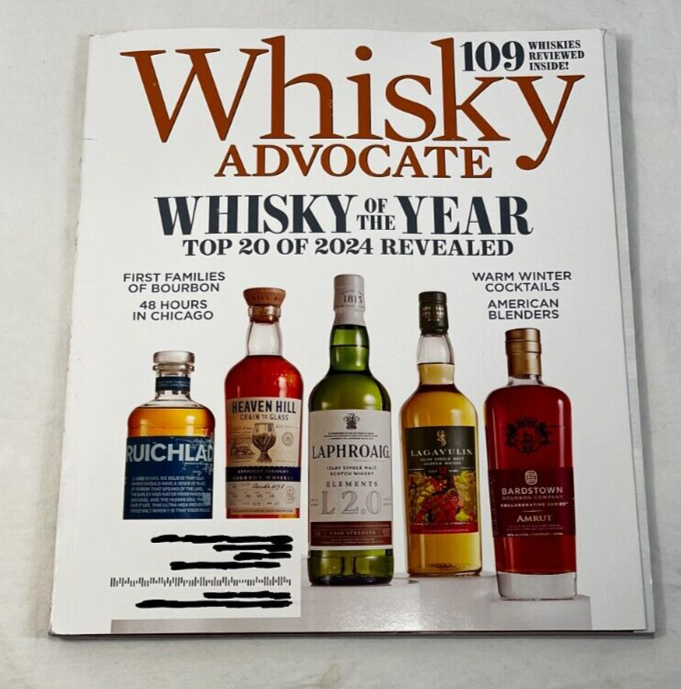 Whisky Advocate Magazine-Whisky of Year Top 20 of 2024 &Top Whisky  Bars/Trails
