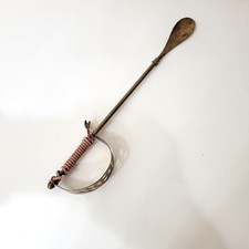 Vintage Brass Sword Handle Shoe Horn Made in England