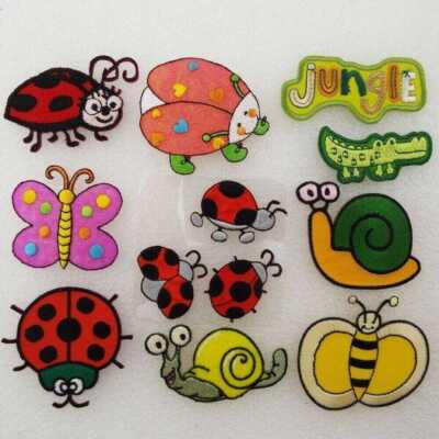 Insekt Käfer Käfer Motiv Aufbügeln oder Aufnähen Patch Blume Pflanze Garten 9 DESIGNS 152D