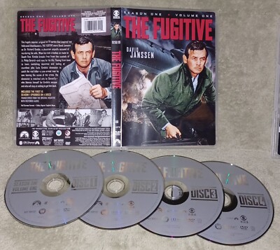 The Fugitive Season 1 Volume 1 & 2 First DVD Complete Box Set TV