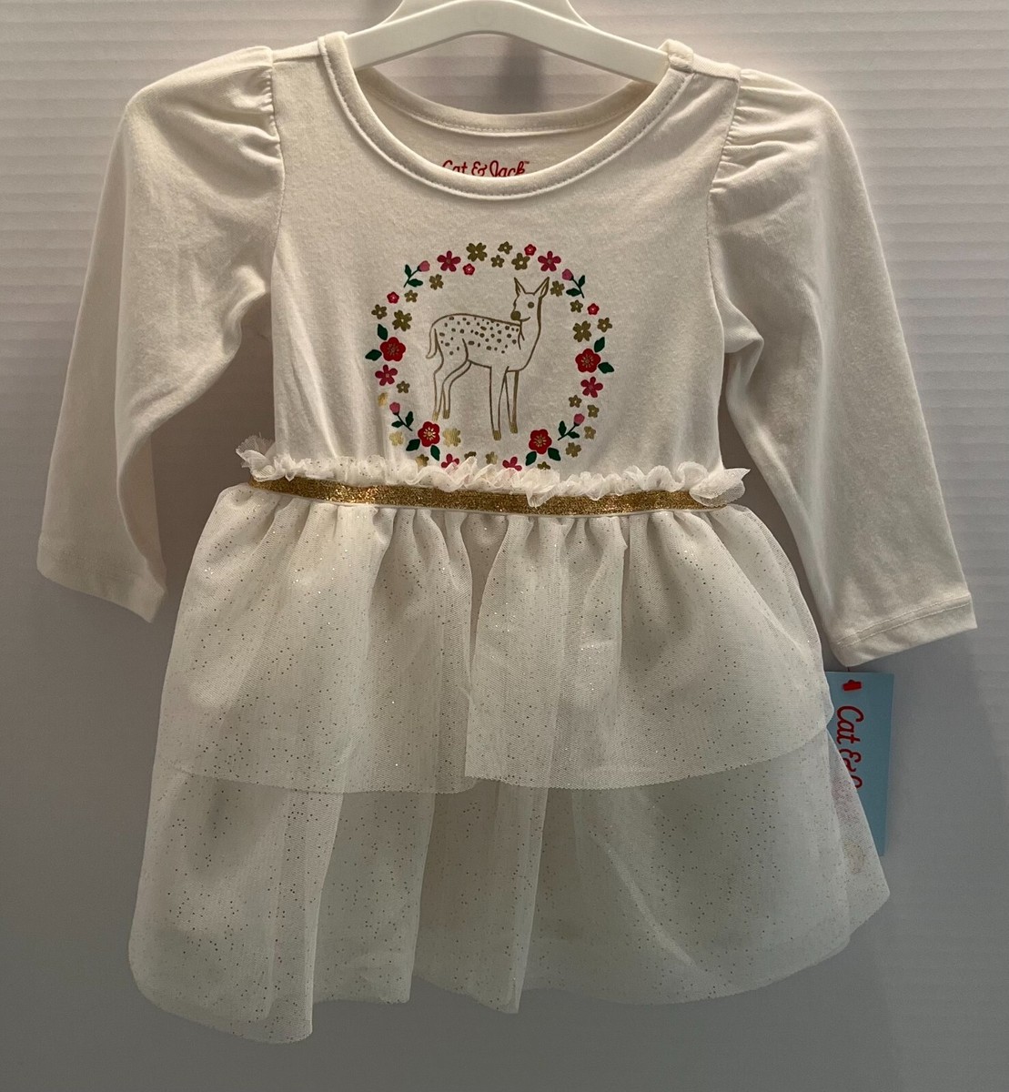 infant gold christmas dress Sugar Plum main image 0