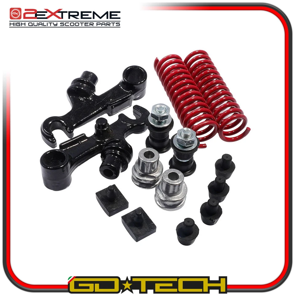 2EXTREME KIT REVISIONE FORCELLA PIAGGIO CIAO 50 P PV PX PXV MOLLE RINFORZATE PERNI BRACCI