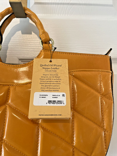 Patricia Nash Maelle Large Satchel Crossbody Sunset NWT Beautiful! - Picture 5 of 17