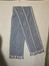 Blue Table Runner Cotton Linen Table Runner and Placemats 90X 13 Boho Gift