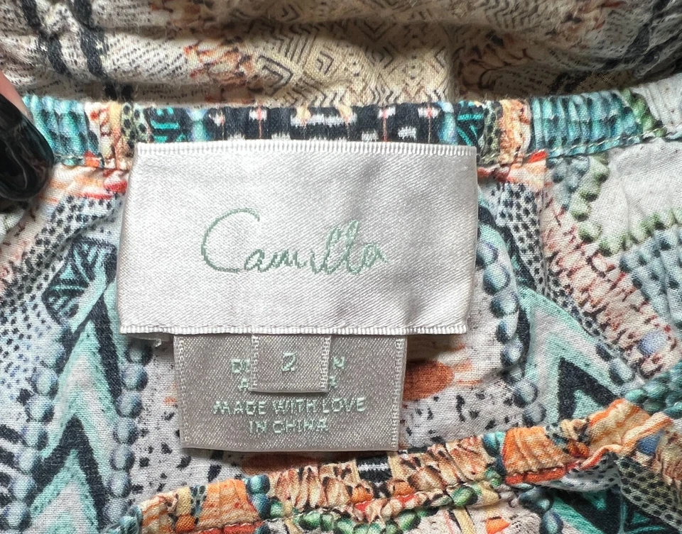 CAMILLA Niños $199 2YO "Weave On" Niños Pequeños Algodón Juego de 2 Piezas - Top + Pantalón Foto 2 de 4