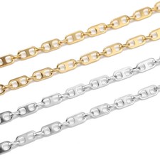 Stainless Steel Gold Plated 8 Shape Chain Findings