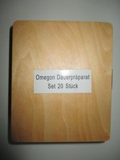 Omegon Dauerpräparate, 20 Stück in Holzbox