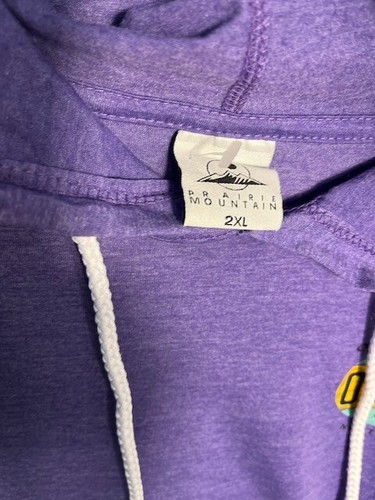 Prairie Mountain Purple OBX, NC 2Xl lightweight hoodie - NEW - Picture 3 of 4