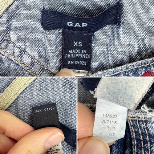 Gap Vintage Y2K Denim Latzhose - Bild 12 von 12