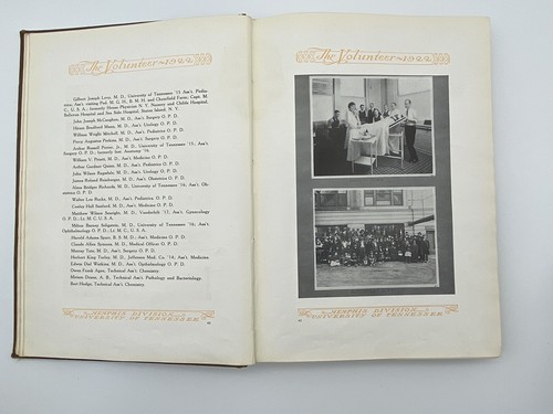 1922 University of Tennessee Memphis Division Medical Annual - Picture 8 of 12