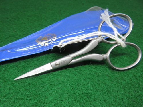 Dovo Solingen Embroidery Scissors "Rostfrei" 3.5" NOS Tags & Case- Germany
