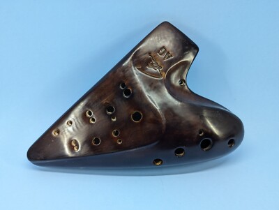 Stein Strawfire Ocarina Alto G with deluxe padded case
