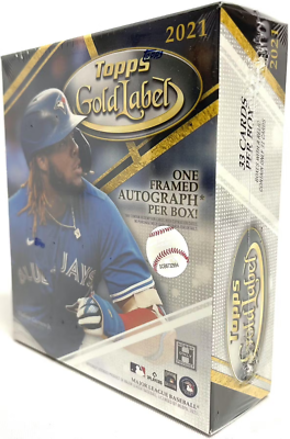 世界に99枚　TOPPS GOLD LABEL 2021 Topps Gold Label Baseball Factory Sealed Hobby Box | eBay