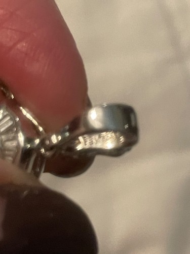 Tahitian South Sea Pearls Natural Diamonds 4 piece set 18k White Gold - Picture 10 of 23