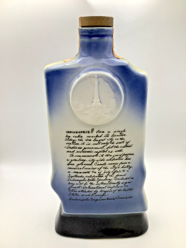 Vintage 1971 Jim Beam Whiskey Dekanter Indianapolis Sesquicentennial LEER - Bild 3 von 6
