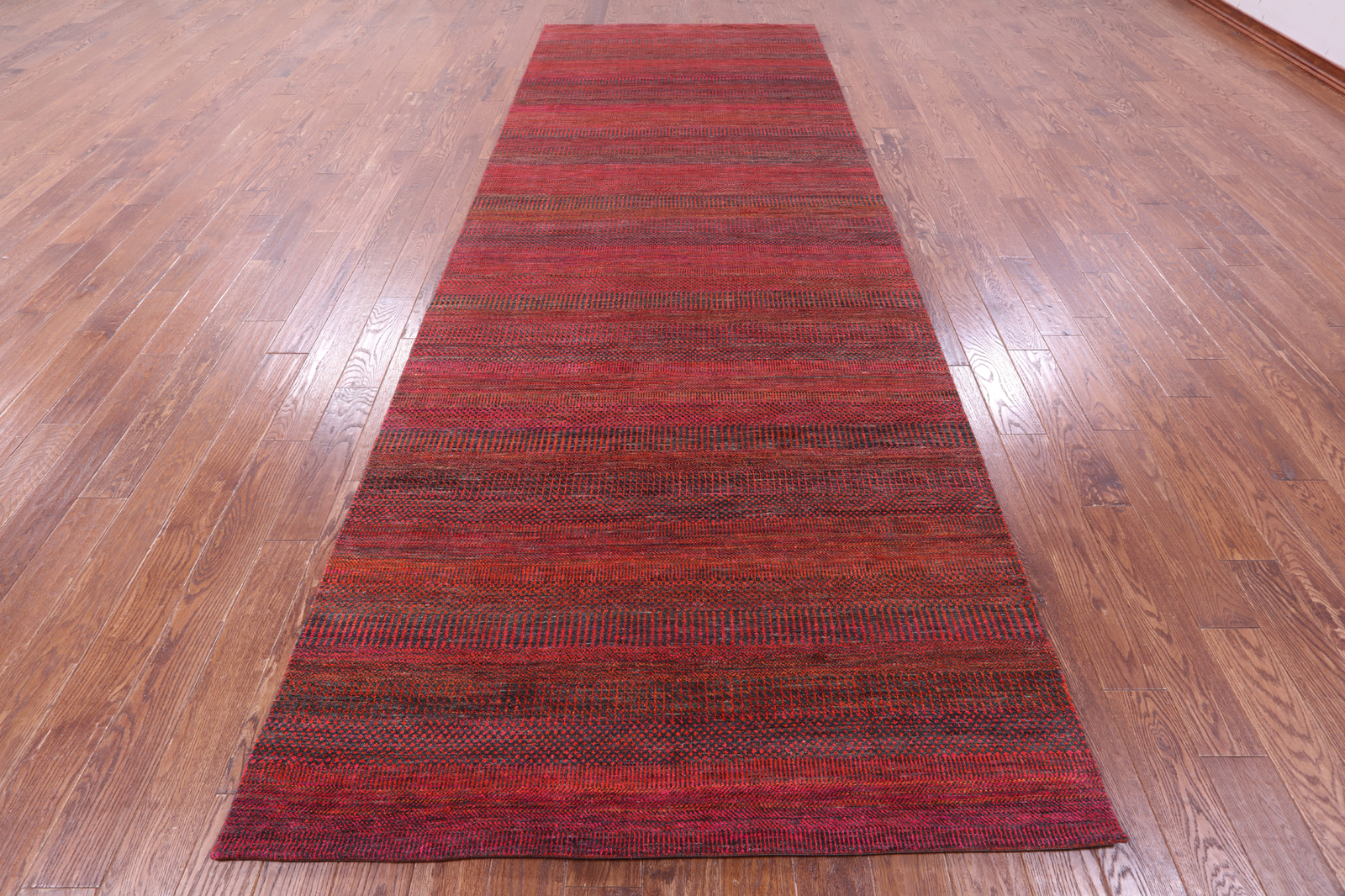 5' 1" X 13' 10" Super Savannah Gabbeh Hand Knotted Wool & Silk Rug - Q18862