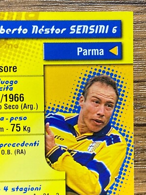 Roberto Sensini Parma Card No.122 Calcio 1999 Serie A Pianeta DS 