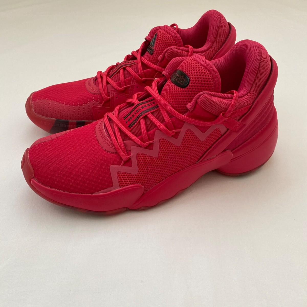 adidas Boys D.O.N. Issue 2 - Basketball Shoes Red/Red Size 07.0