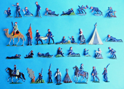 32 Figurines En étain Plat – Turcs Ottomans, Campement, Infirmerie – Heinrichsen, échelle 1:60 (30mm)