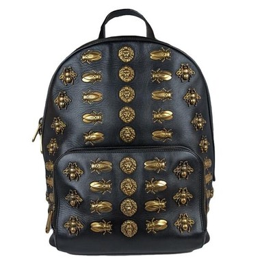 gucci gold backpack