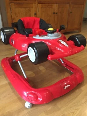 4baby racing car walker red