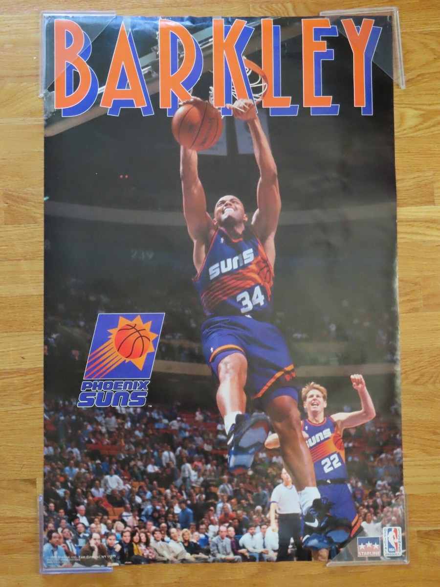 1993 Starline CHARLES BARKLEY No 34 PHOENIX SUNS Poster DANNY