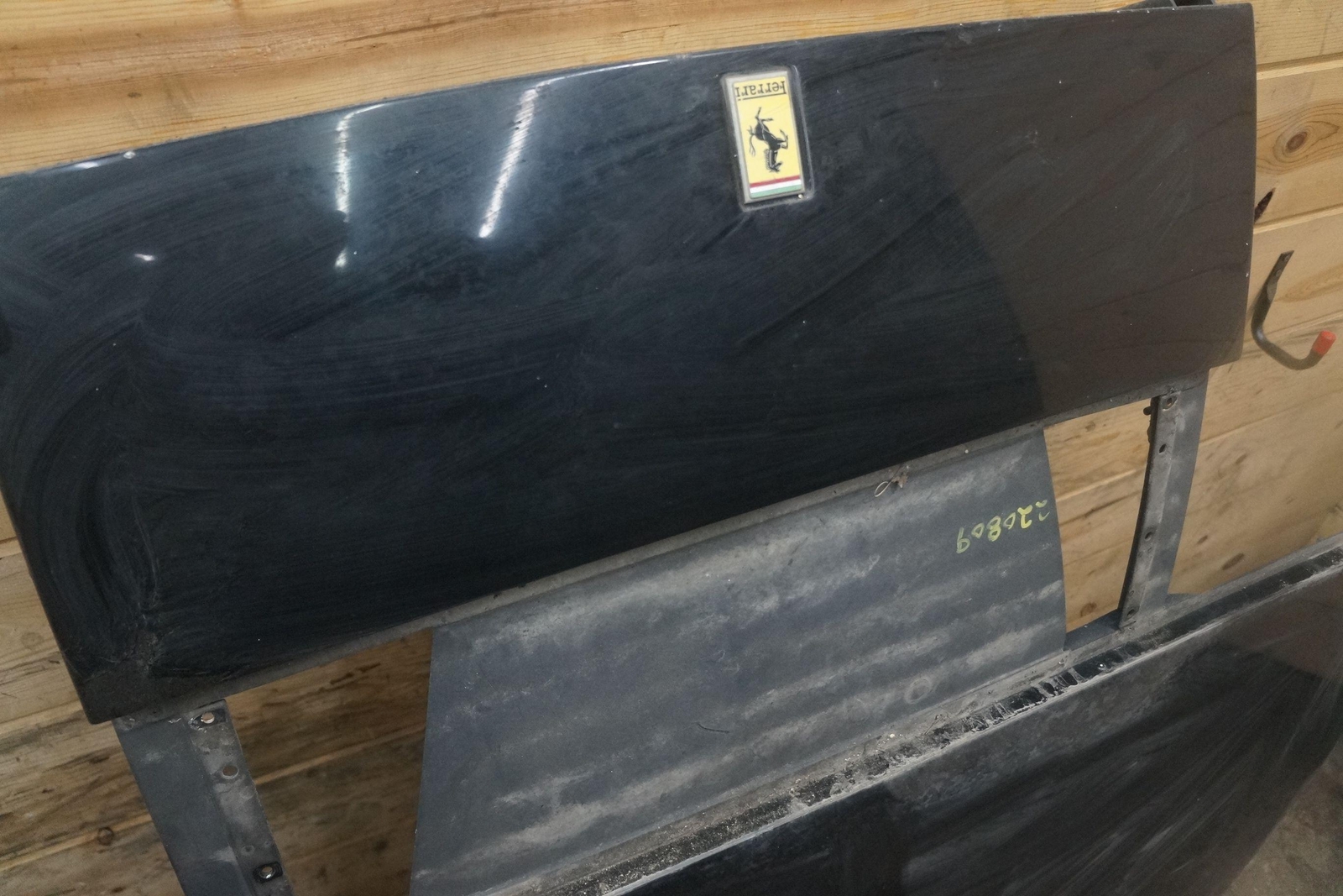 Front Hood Bonnet Panel Black Nero 60952800 OEM Ferrari Mondial 1982