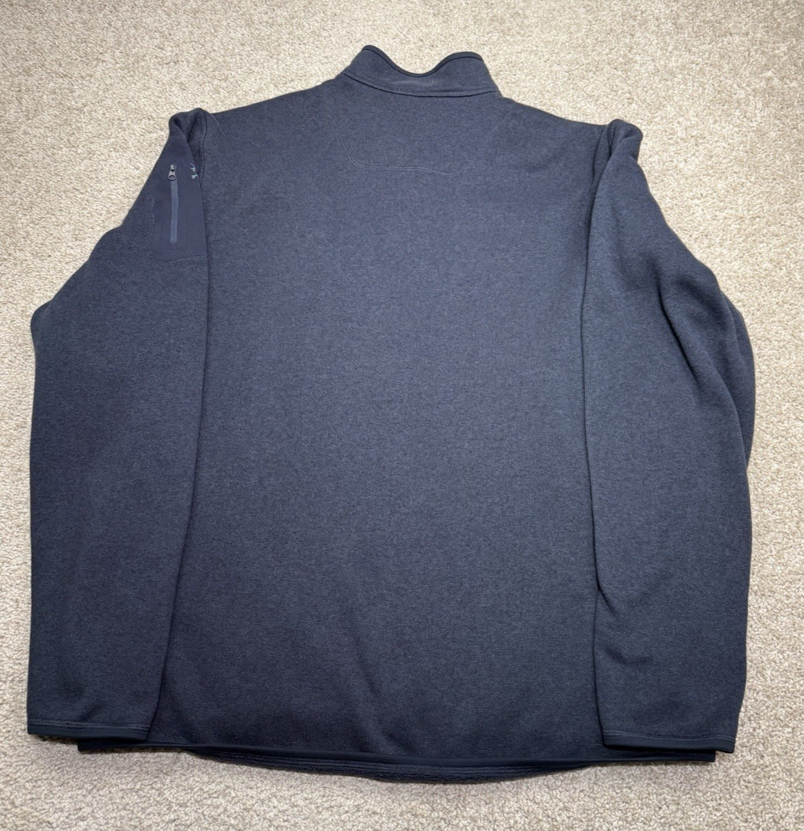 ARC'TERYX Arcteryx Covert Cardigan Giacca Taglia 2XL Uomo Pile Blu Maglione Full Zip