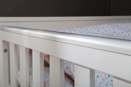 Babyzimmer Kinderzimmer weiß SAINT-TROPEZ Set C komplett Schrank 3T Bett Kommode - Bild 9 von 11