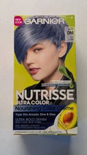 1 Garnier Nutrisse Ultra Permanent Hair Color DN1 Blue Orchid (Light Cool Denim)