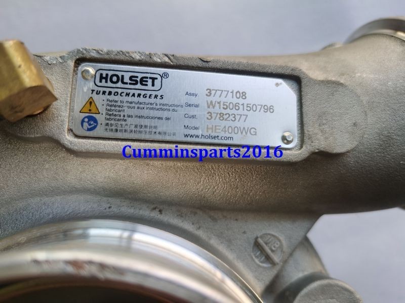 NEW HOLSET HE400WG 3777108 3782377 3788088 CUMMINS ISLe 9.5 ...