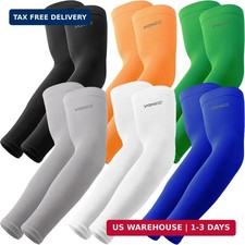 6 Pairs Arm Sleeves, UPF 50 Cooling UV Sun Protection Sports Compression Sleeves